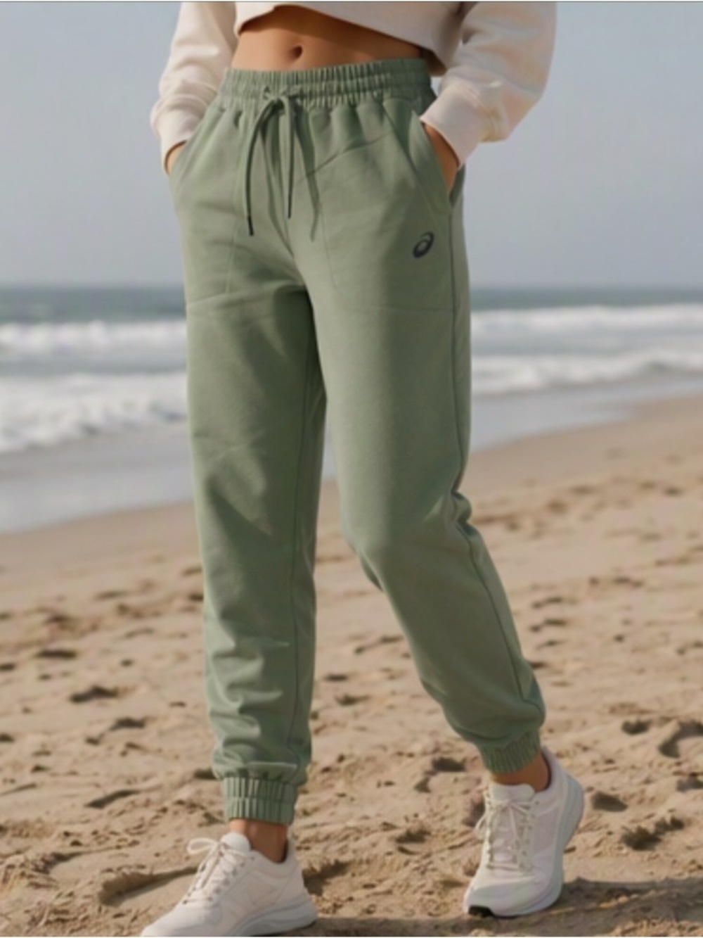 🌷 Asics 🌷 NWT M Woven Jogger Olive Green